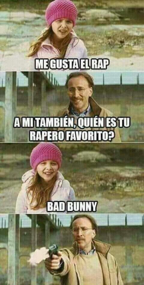 ¡¡Bad bunny es un TONTO!! - meme