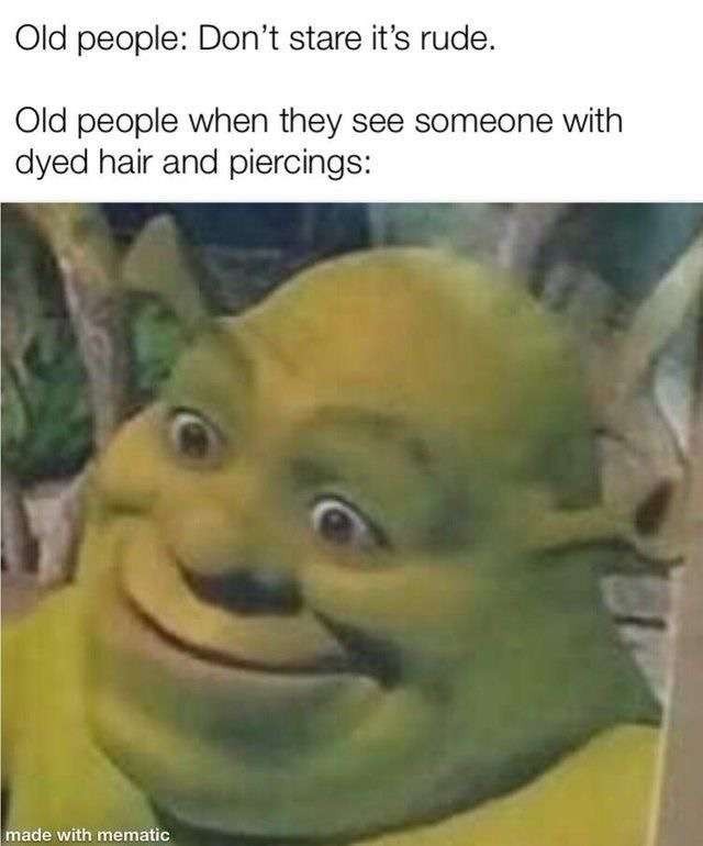 Old people - meme