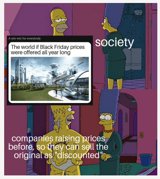 Reality of Black Friday - meme