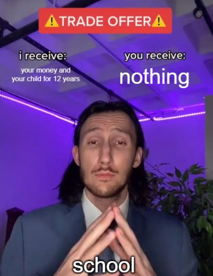 School system get exposed - meme