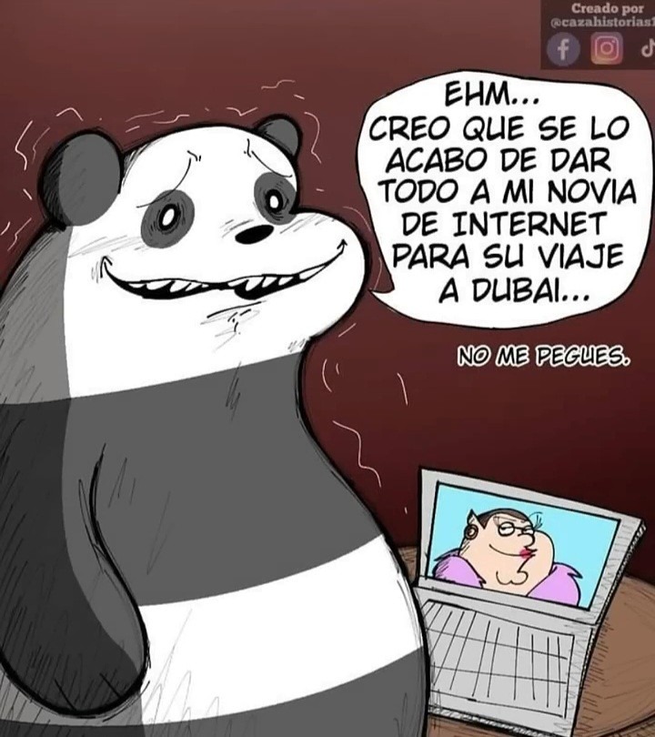 El Oscuro Diario De Panda - meme