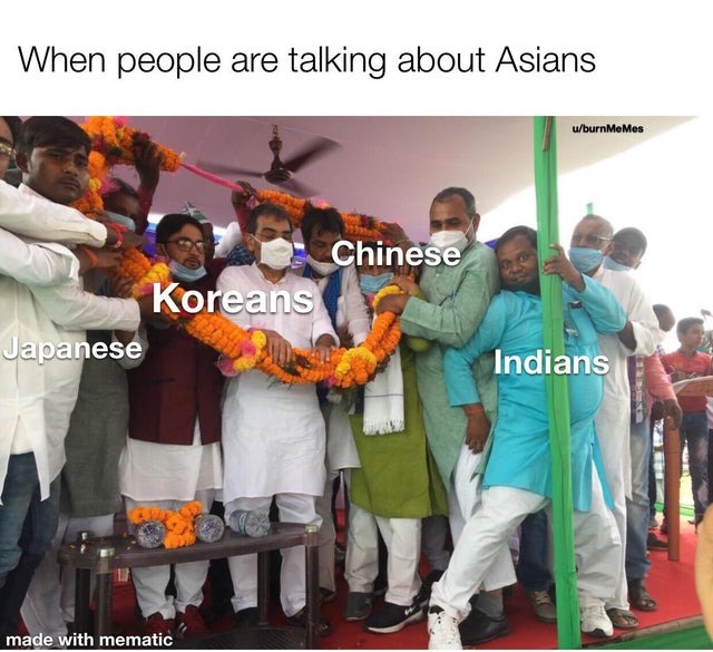 When people are talking about Asians - meme