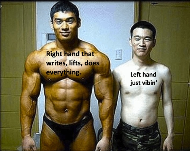 Right hand - meme