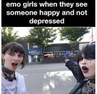 It's true. I'm emo too - meme