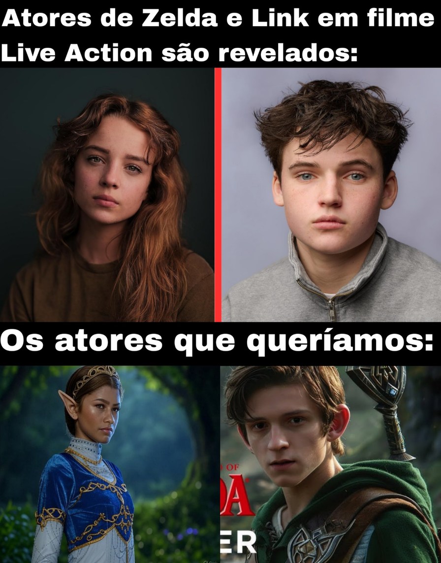 Já é uma vitória n ser a Zendaya, mas essa nem é a melhor notícia envolvendo a Nintendo hj... - meme