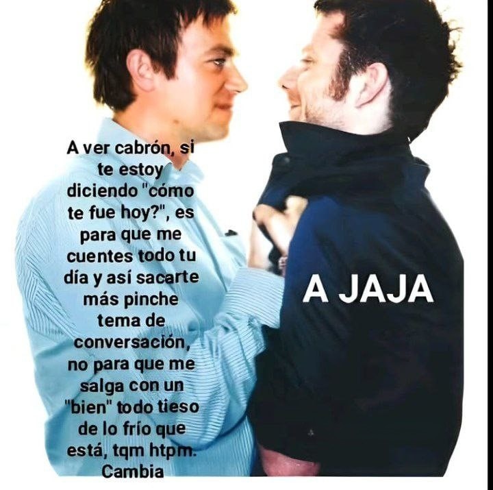 chistoso reclamo del buen conversador - meme
