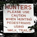 Grammar Problems - If they get off the walk trail then hunters you can throw caution to the winds!