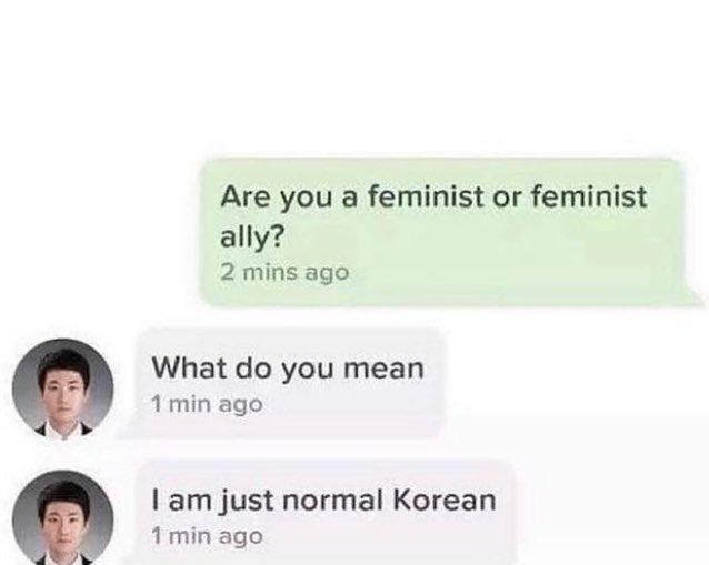 Are you a feminist or feminist ally? - meme