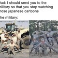 Sent to the military