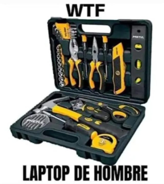 wtf laptop de hombre - meme