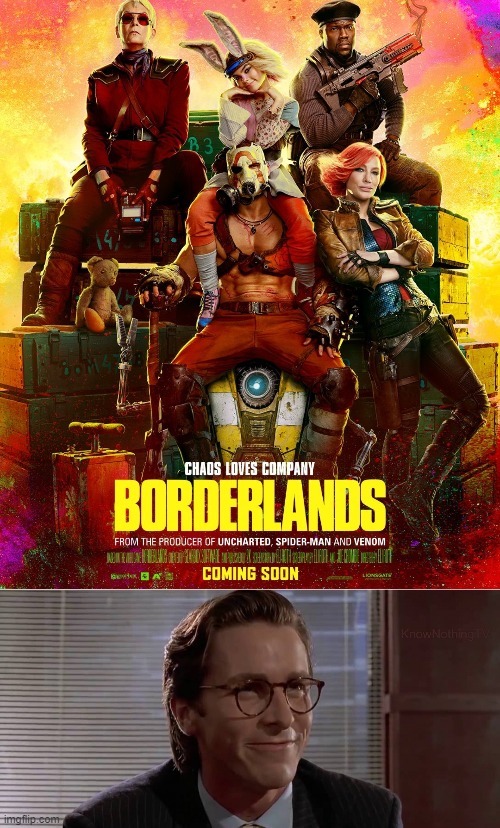 Meme de Borderlands la película