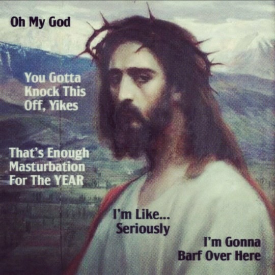 Once you let Jesus in, he sees why you need him - meme