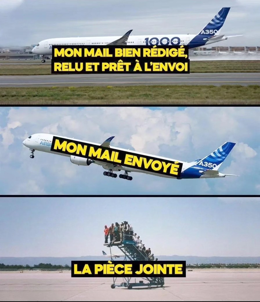 le titre à oublié son passeport - meme