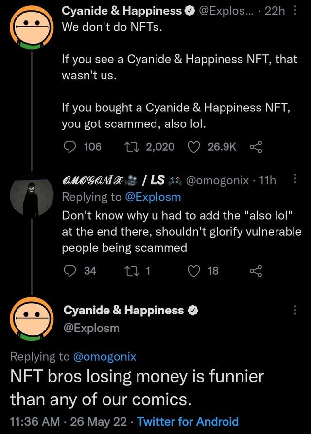 Cyanide & Happiness don't fuck around - meme
