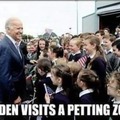 Who wants to sit on Uncle Joe's lap and talk about the first thing that comes up?