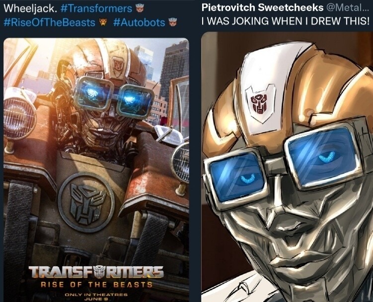 Transformers 7 Wheeljack vibes - meme