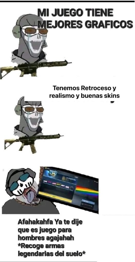 Se van a arder los homodroiders xd - meme