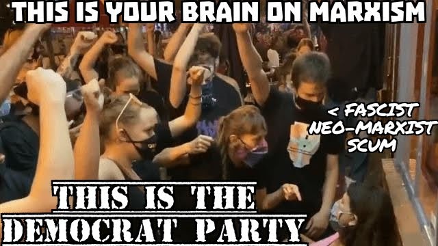 Lady refused to raise her fist in solidarity with Fascist Dems - meme