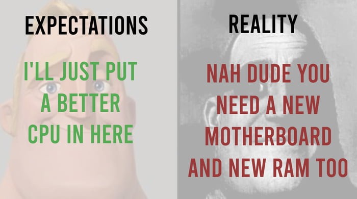 Expectations vs Reality - meme