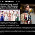 Ukrainian-born model winning Miss Japan