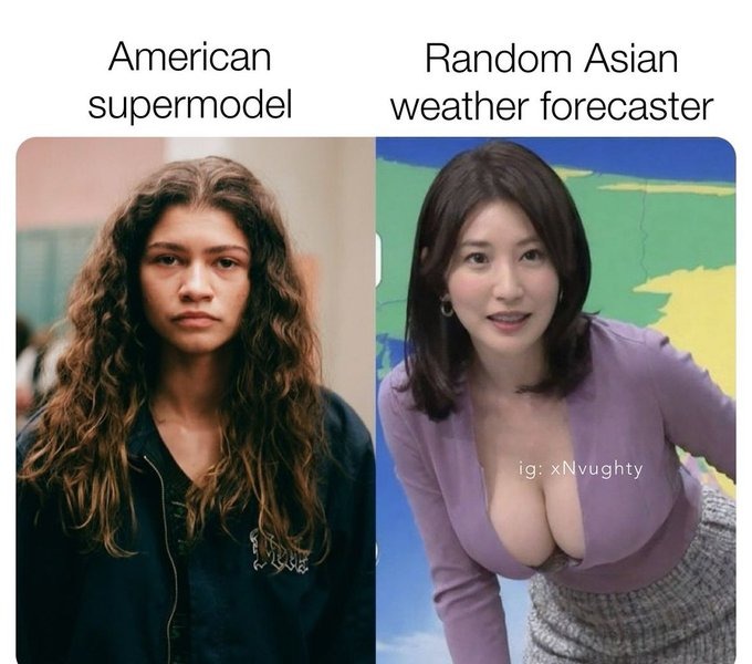 zendaya is NOT hot. How did we get this gaslighted? - meme