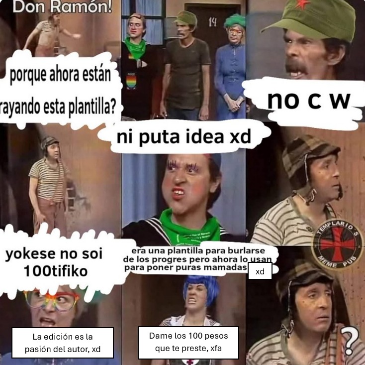 Dia normal en la vecindad - meme