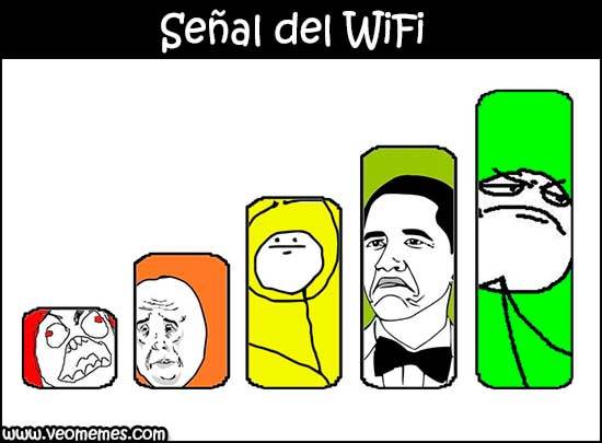 señales de wifi - meme