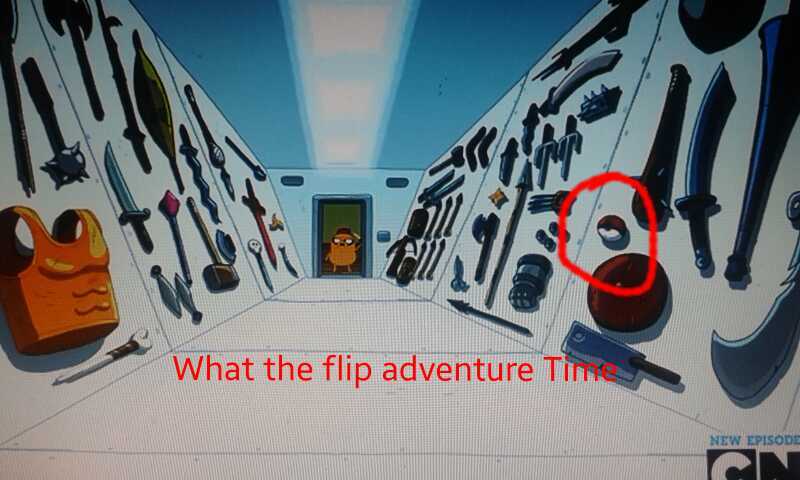 was watching adventure time and I noticed this :O - meme