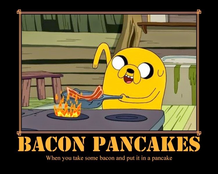 Bacon pancakes damn jake - meme