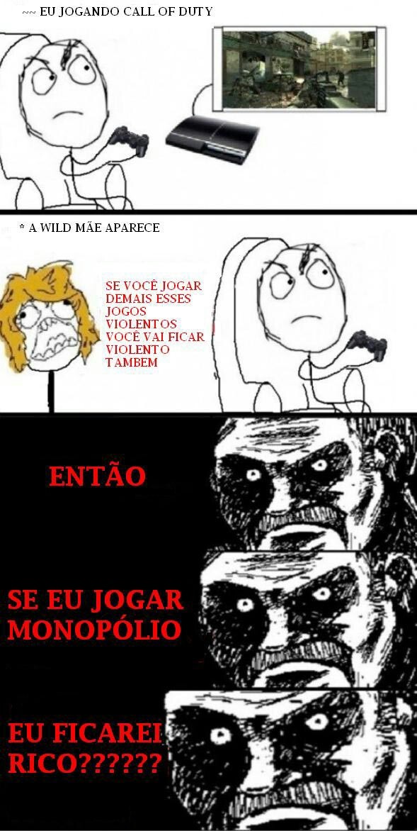 jogos são violentos - Meme by memezando :) Memedroid