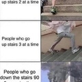 stairs are ⒺⓋⒾⓁ