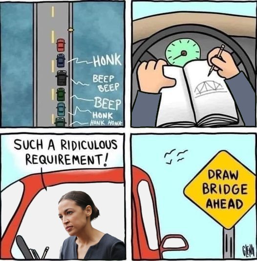 Draw Bridge Ahead - meme