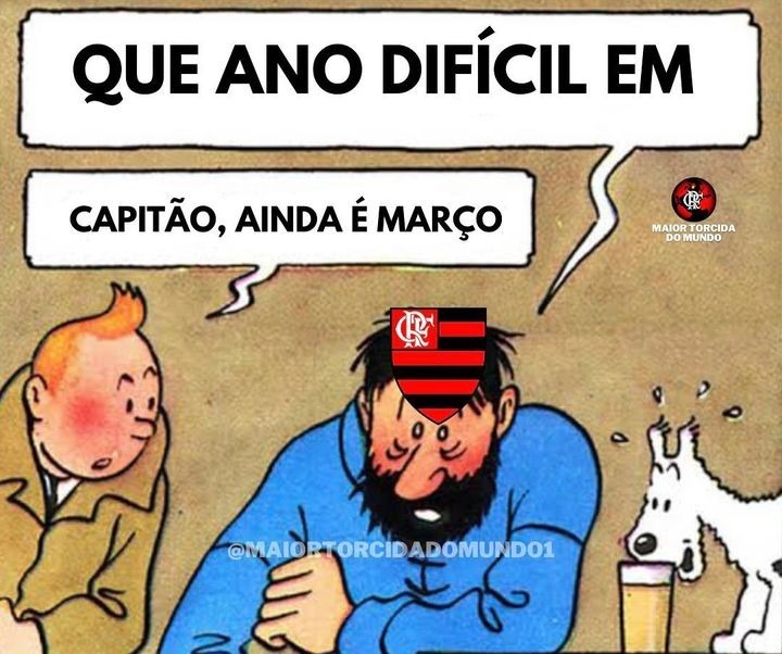Flamengo está sem técnico e sem goleiro - meme