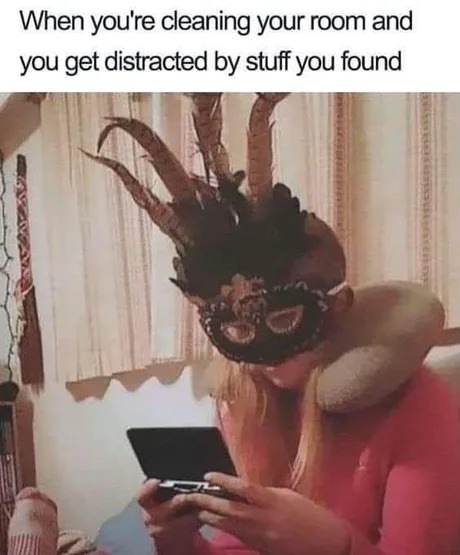 meme about cleaning your room
