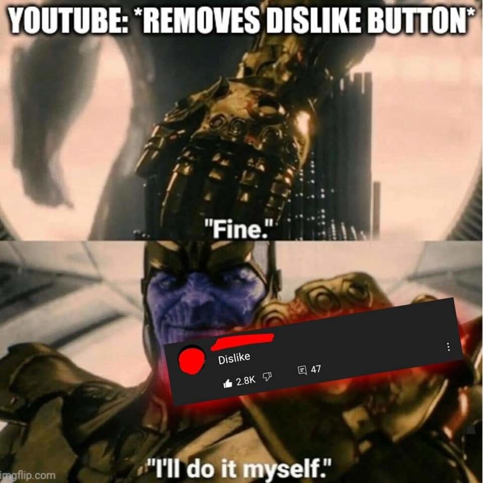 Fuxk youtube and their feelings - meme
