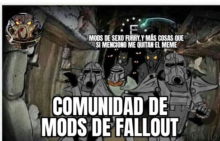 Putos furros joden Fallout con sus mods - meme