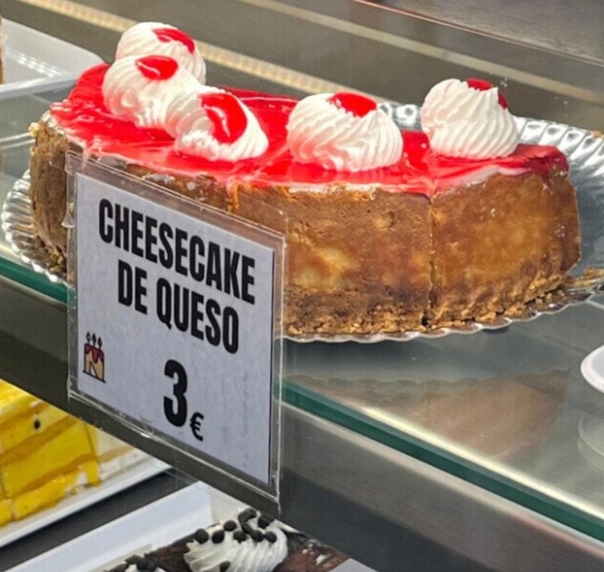 Cuando el cheesecake se vuelve más queso que cake - meme