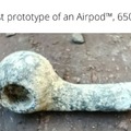first prototype of an Airpod