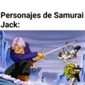 Samurai Jack le copio la tecnica a Trunks :mememan: (No quiero que me digan camionero :darkstare:)