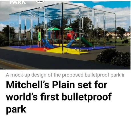 First bulletproof park - meme