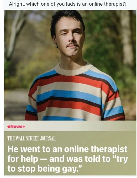 Online therapist - meme