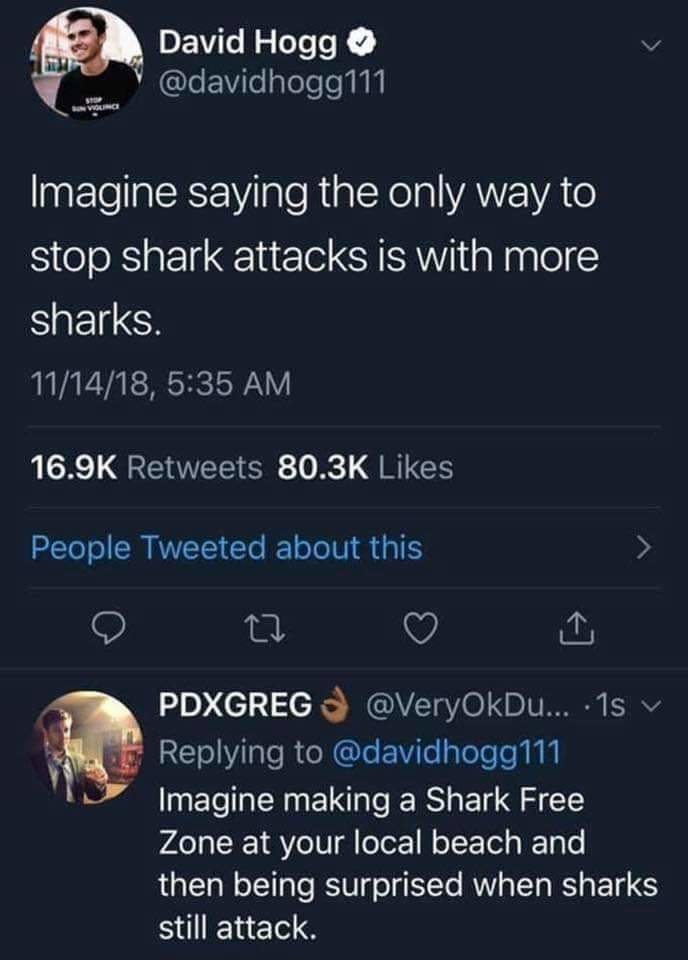 No shark plz - meme