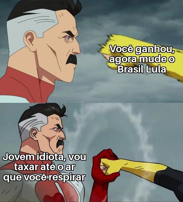Lule vai salvar o Bostil  - meme