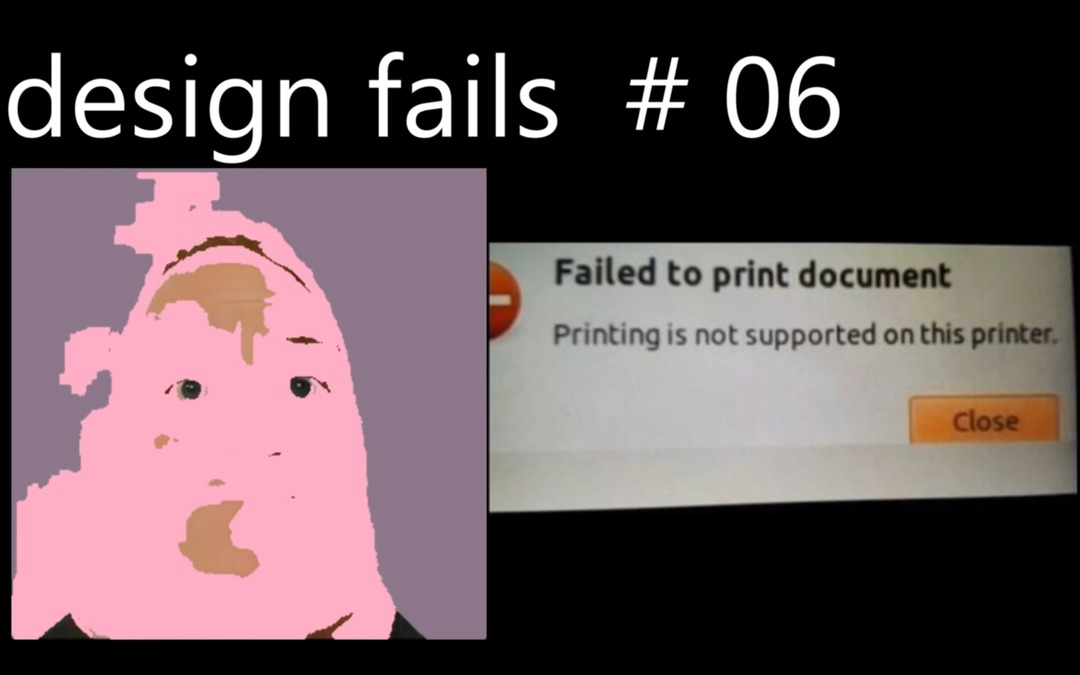 Printing is Not supported on this printer - meme