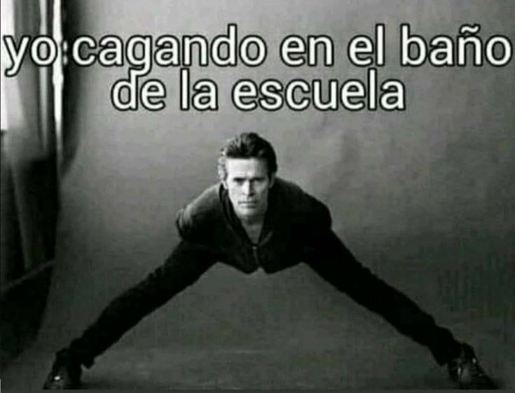 Los baños del colegio son re sucios - meme