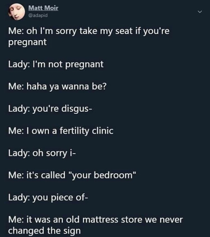 Come to my fertility clinic - meme