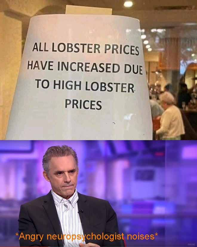 He's got a thing for lobsters - meme
