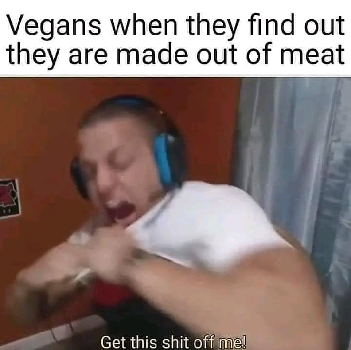 Vegan skinwalker - meme