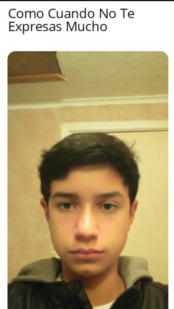 Cómo cuando no te expresas demasiado:              (Meme IA)