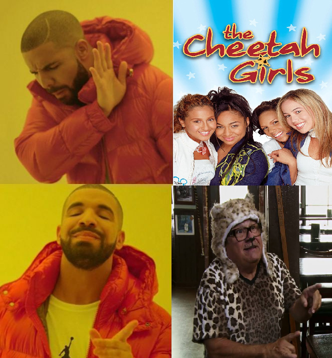 Man cheetah - meme